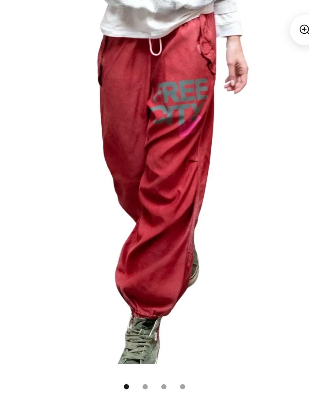 freecity Satin/matte Joggers with Side 'FREE CITY' Graphic